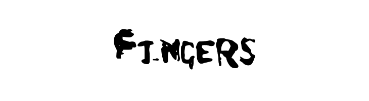 Fingers Schriftart