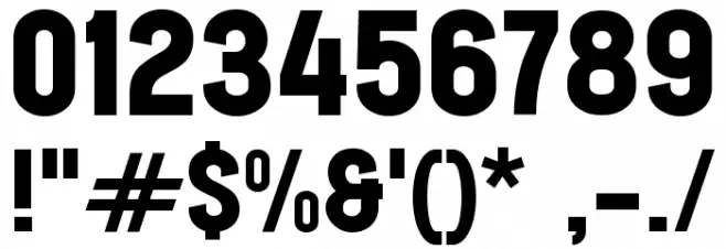 Finish Font OTHER CHARS