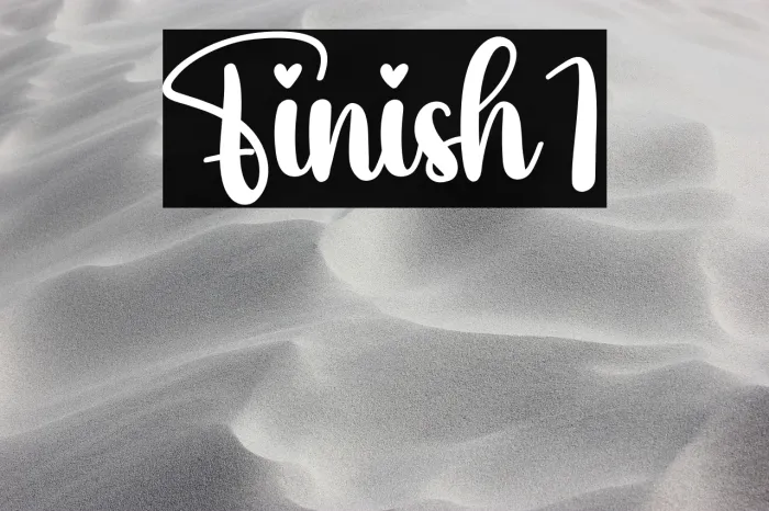 Finish1 Example 1