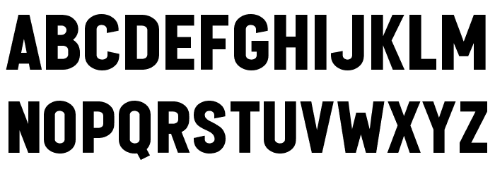 Finish Font LOWERCASE