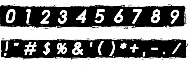 Finished Sympathy Font OTHER CHARS