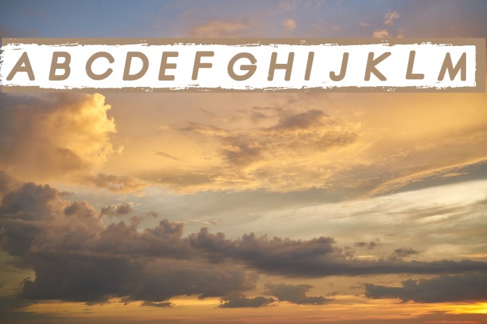 Finished Sympathy Font examples