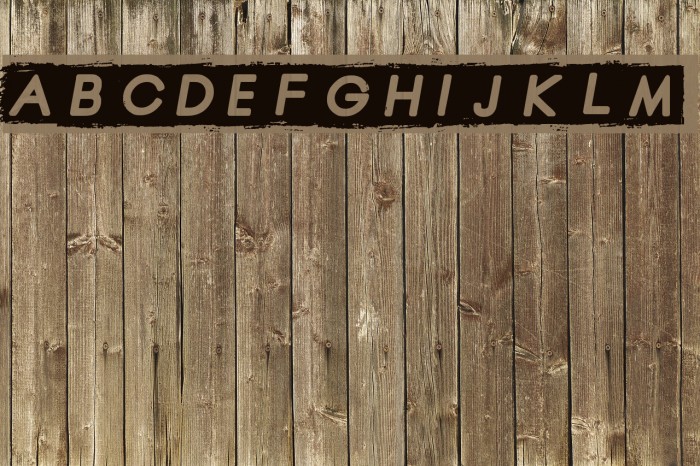 Finished Sympathy Font examples