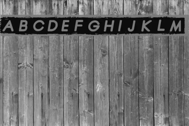 Finished Sympathy Font examples