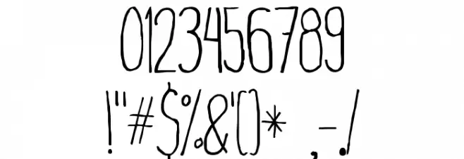 Finita Font OTHER CHARS