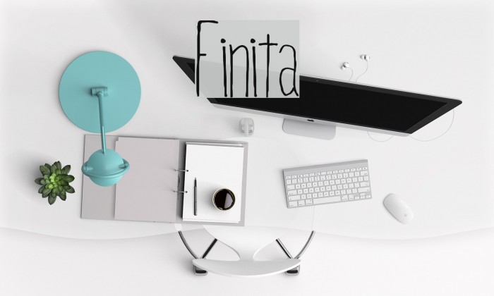 Finita Font examples