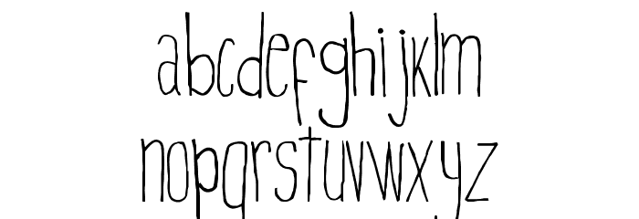 Finita Font LOWERCASE