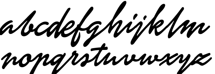 Finition PERSONAL USE ONLY Font Litere mici