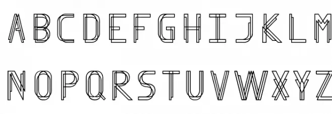 Finity Schriftart Groß