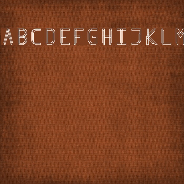Finity Font examples