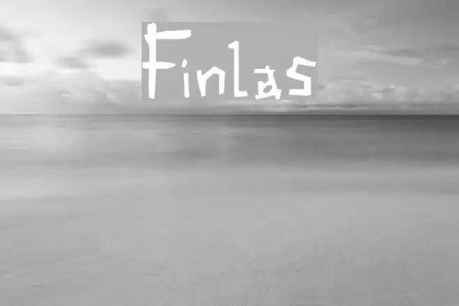 Finlas Font examples