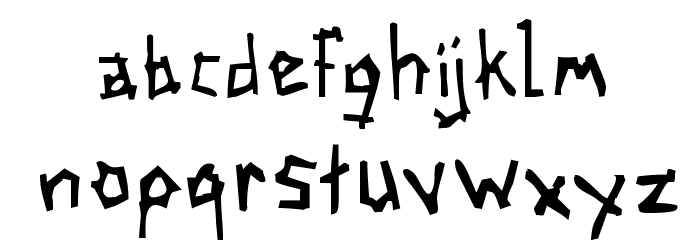 Finlas Font LOWERCASE