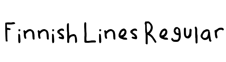 Finnish Lines Regular Font
