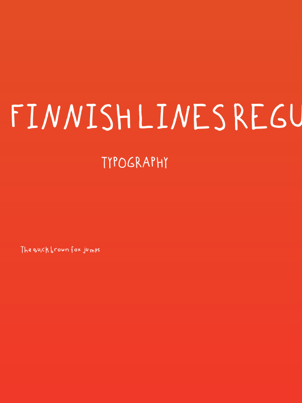 Finnish Lines Regular Poster