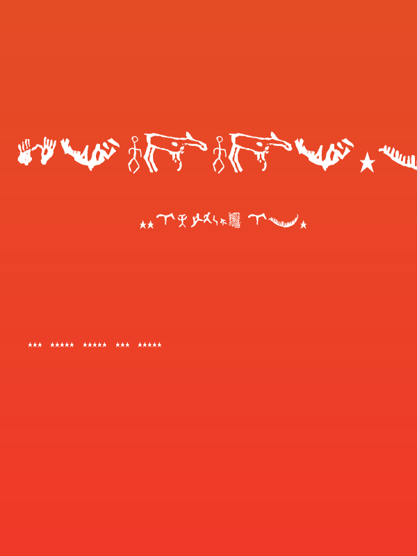 Finnish Rock Paintings Poster