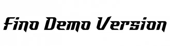Fino Demo Version  baixar fontes gratis