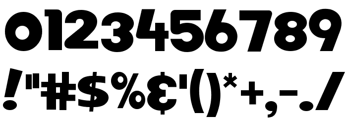 Fintaro Font OTHER CHARS