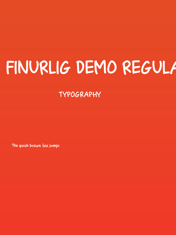 Finurlig DEMO Regular Poster