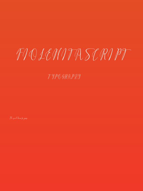 FiolenitaScript Poster