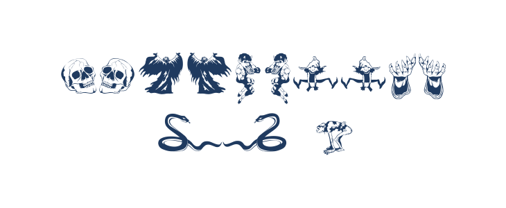 Fiolex Mephisto Dingbats Other Characters