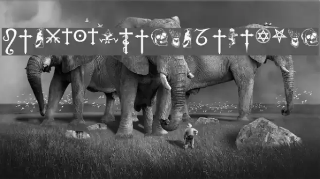 Fiolex Mephisto Dingbats Font examples