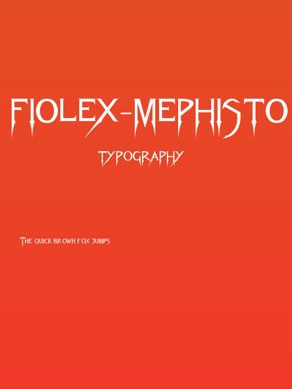 Fiolex-Mephisto Poster