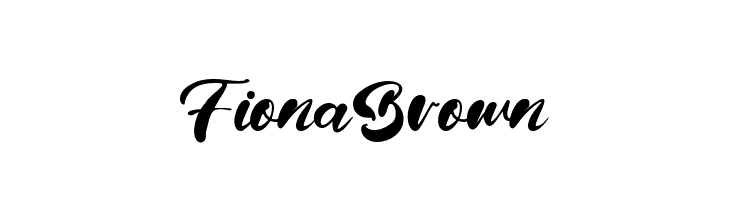 Fiona Brown  font caratteri gratis