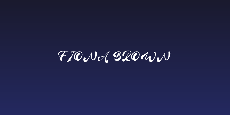 Fiona Brown Social Header
