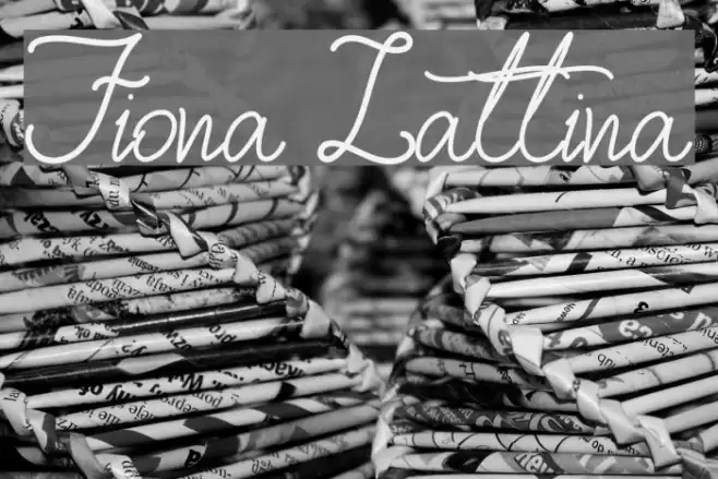 Fiona Lattina Font examples