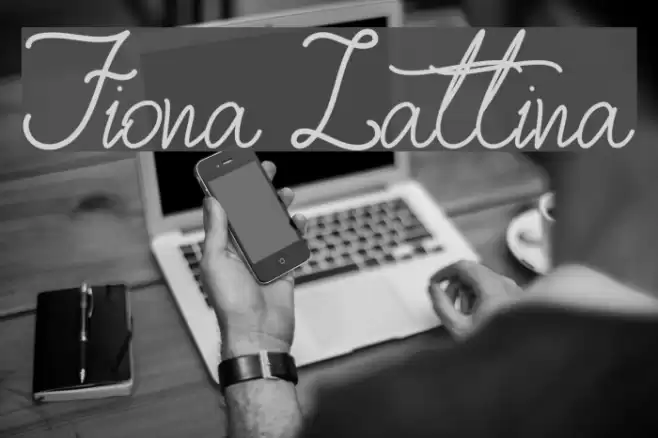 Fiona Lattina Font examples