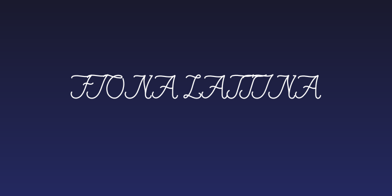 Fiona Lattina Social Header