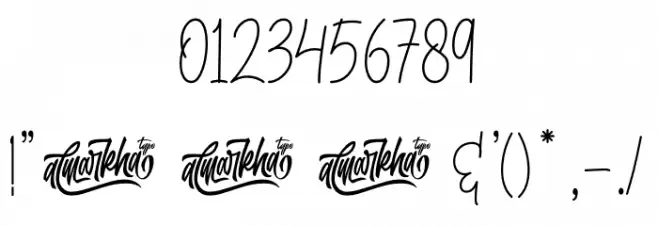 Fioretta Millano Font OTHER CHARS