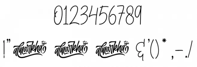 Fioretta Millano Font OTHER CHARS