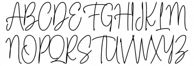 Fioretta Millano Schriftart Groß