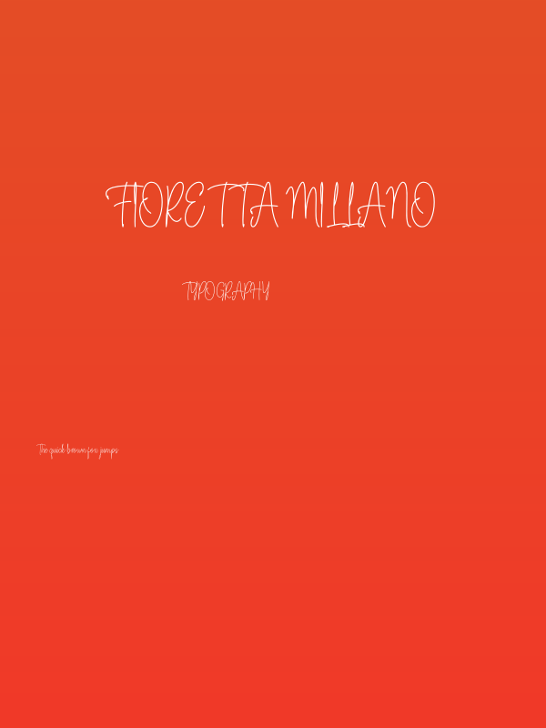 Fioretta Millano Poster