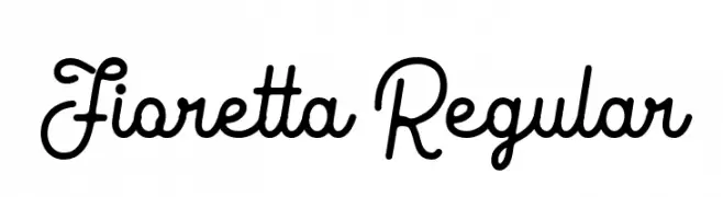 Fioretta Regular  Frei Schriftart Herunterladen