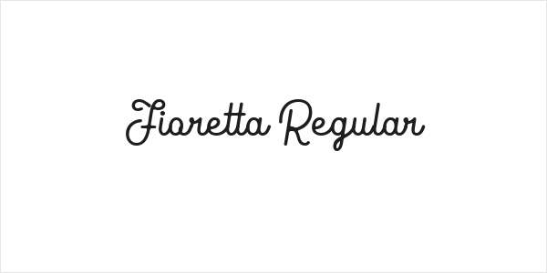 Fioretta Regular Logo