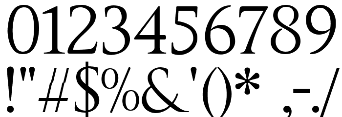 Fipty Serif Font OTHER CHARS