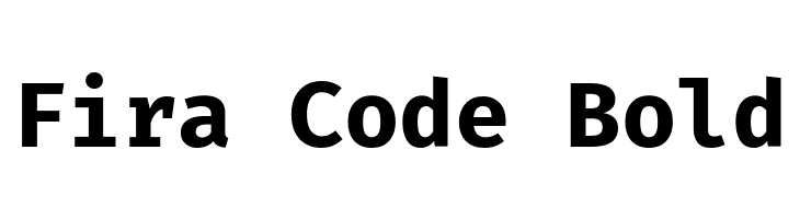 Fira Code Bold  नि: शुल्क फ़ॉन्ट्स डाउनलोड
