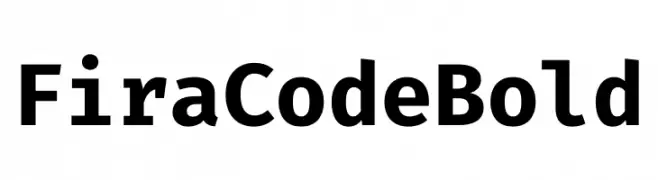 Fira Code Bold  フリーフォントのダウンロード