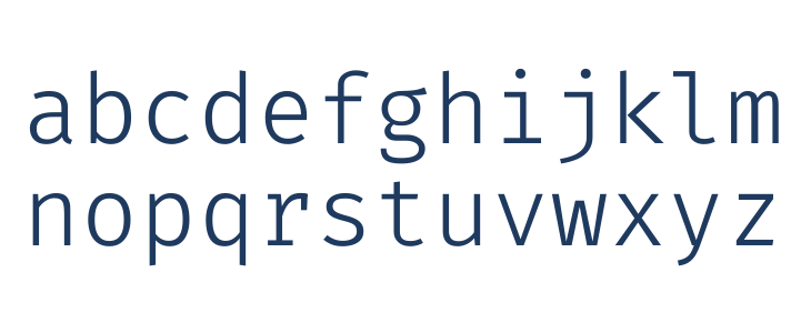 Fira Code Light Lowercase