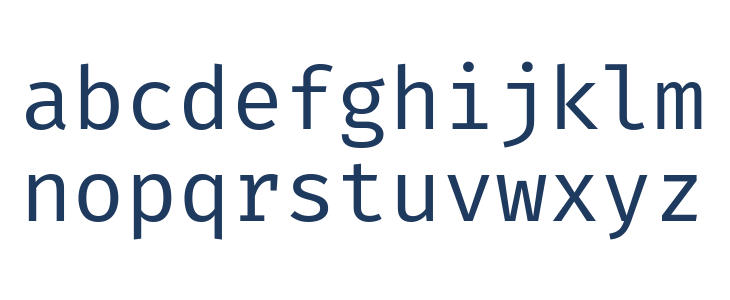 Fira Code Regular Lowercase