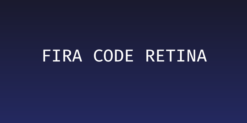 Fira Code Retina Social Header