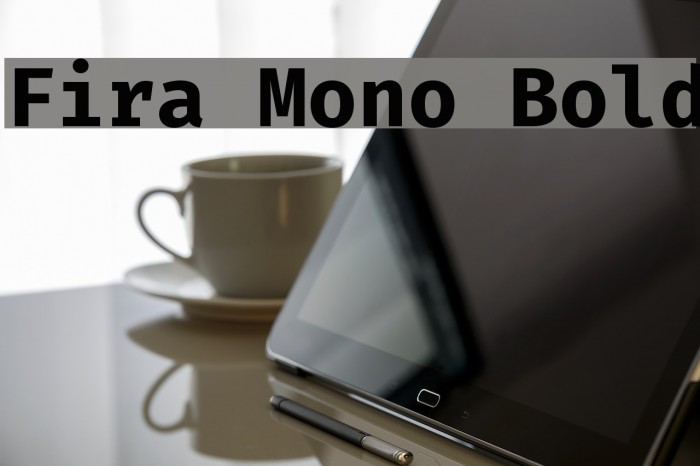 Fira Mono Bold Font examples