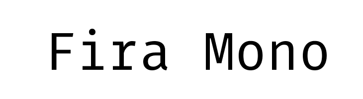 Fira Mono Font