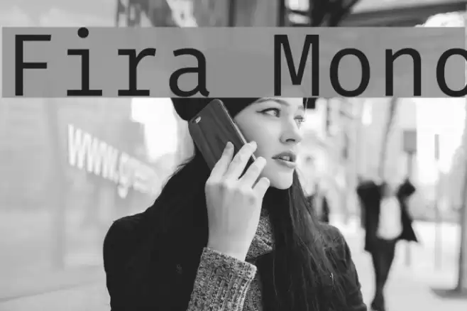 Fira Mono Font examples
