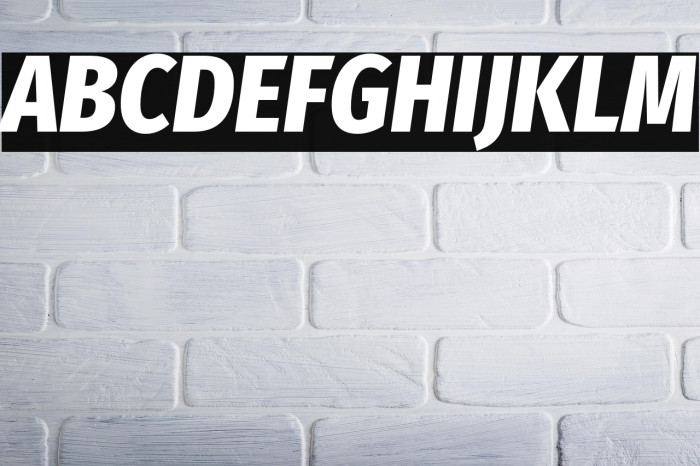 Fira Sans Condensed ExtraBold Italic Example 2