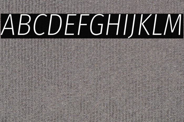 Fira Sans Condensed ExtraLight Italic Example 1