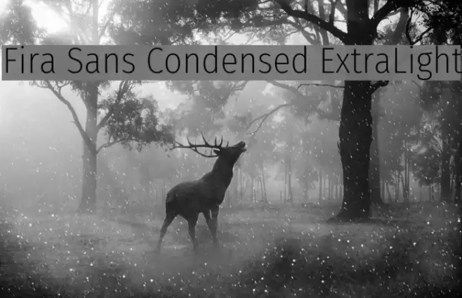 Fira Sans Condensed ExtraLight  examples