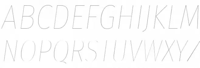 Fira Sans Condensed Four Italic Polices MAJUSCULES